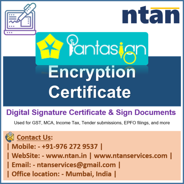 Pantasign Digital Signature Certificate Without Token - Image 2